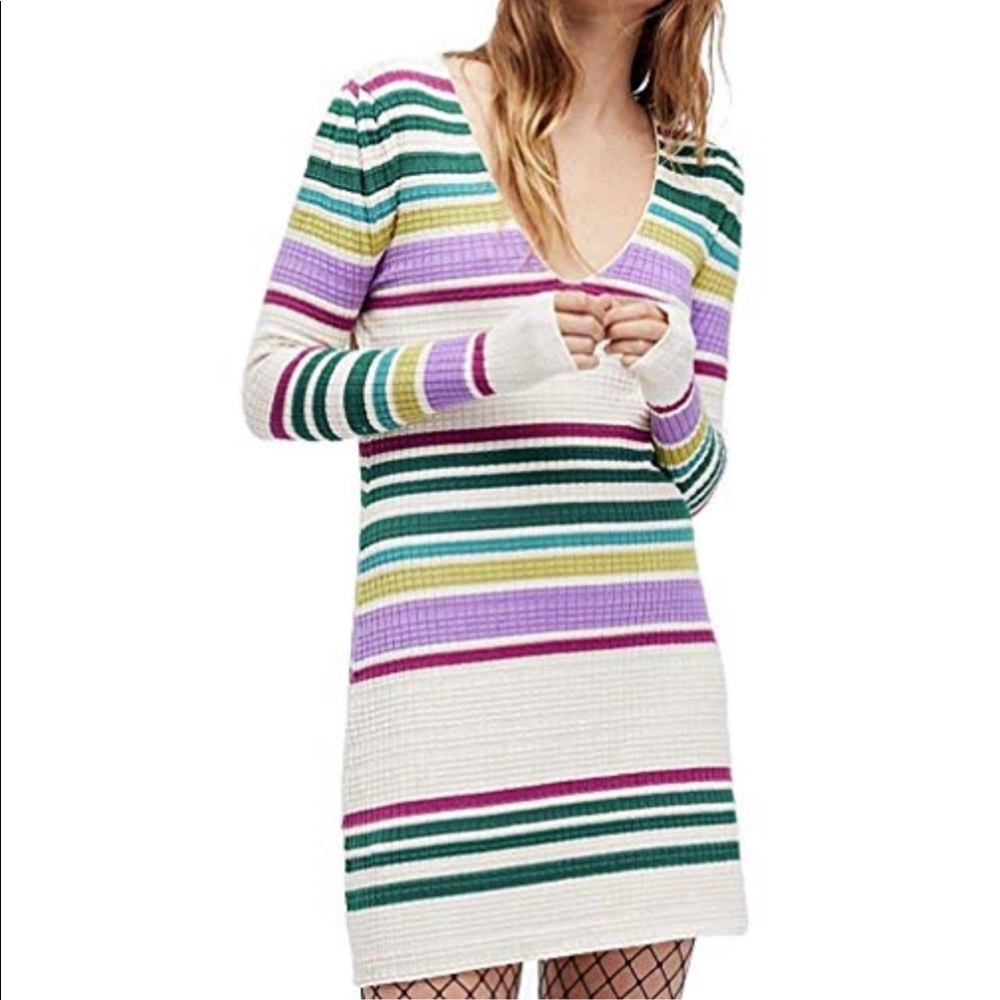 Free people Gidget sweater knit dress M NWT